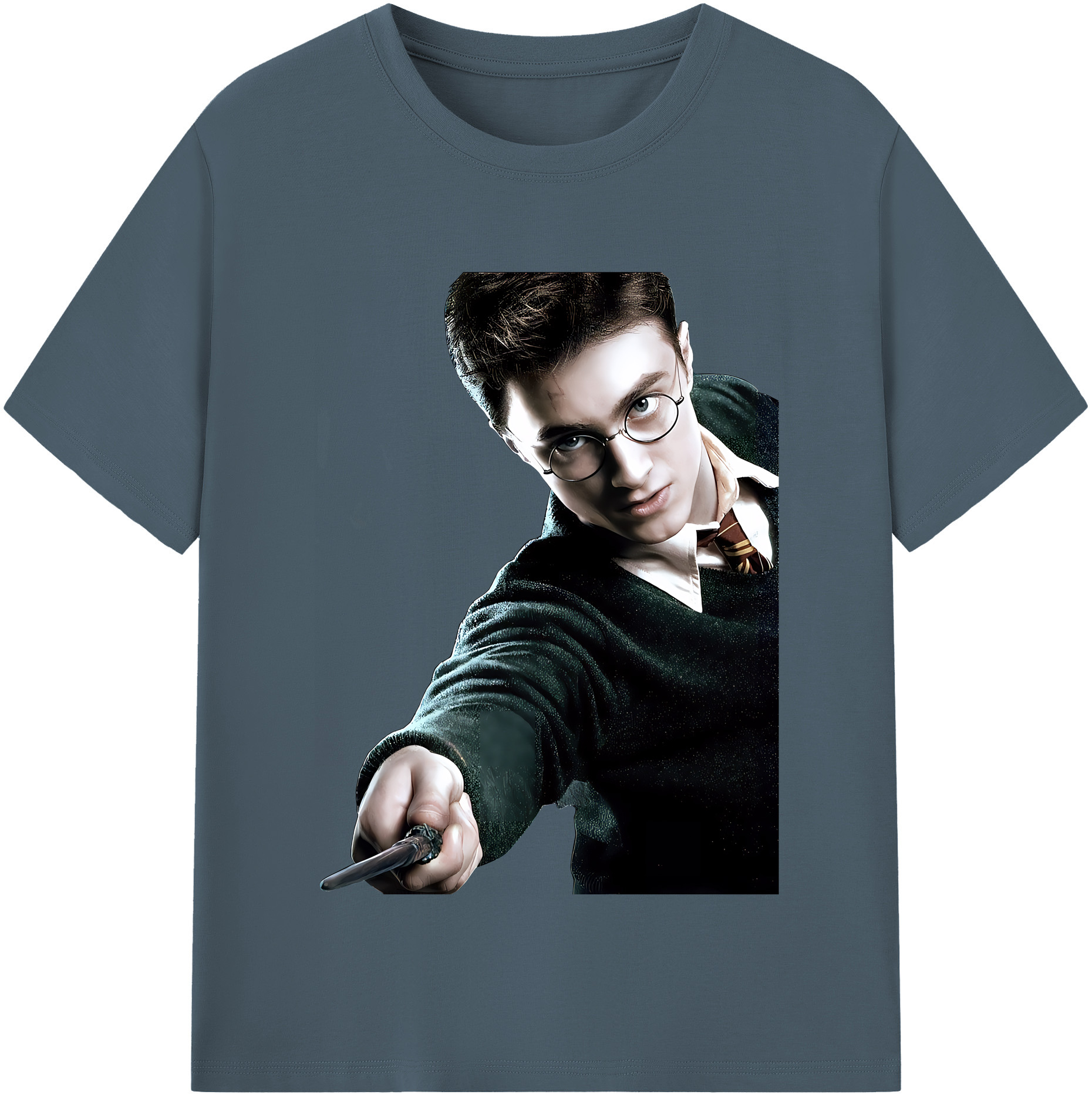 （画像用） Harry Potter ハリー・ポッターシリーズ 綿100％半袖Tシャツ（フロントプリント）